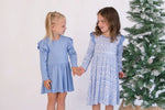 Bubble Baby Arctic | Long Sleeve Flutter Bodysuit Dress - 