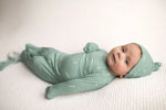 Three Little Tots Arrow Knotted Newborn Gown - 