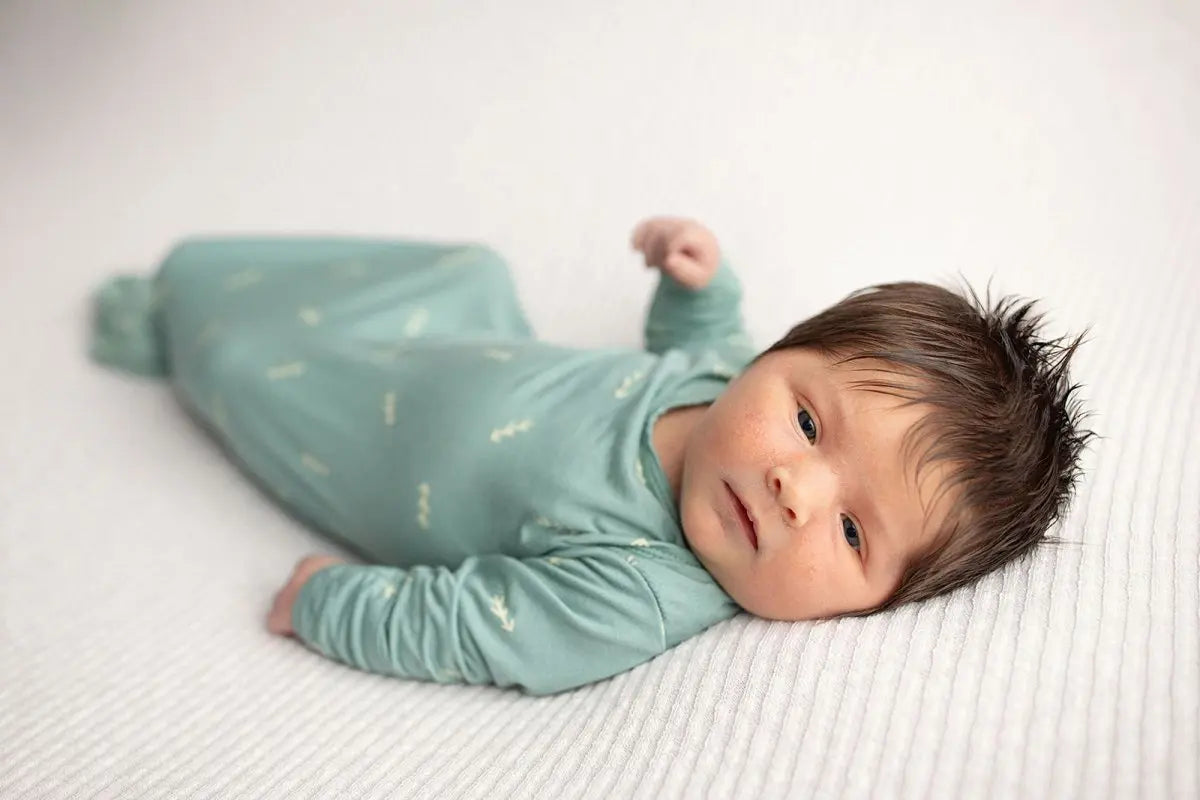 Three Little Tots Arrow Knotted Newborn Gown - 