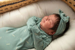 Three Little Tots Arrow Knotted Newborn Gown - 