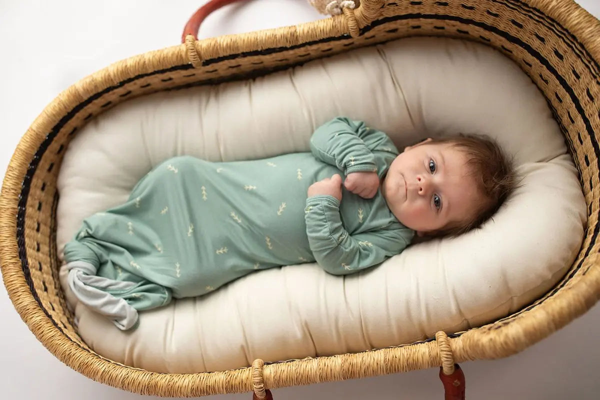 Three Little Tots Arrow Knotted Newborn Gown - 
