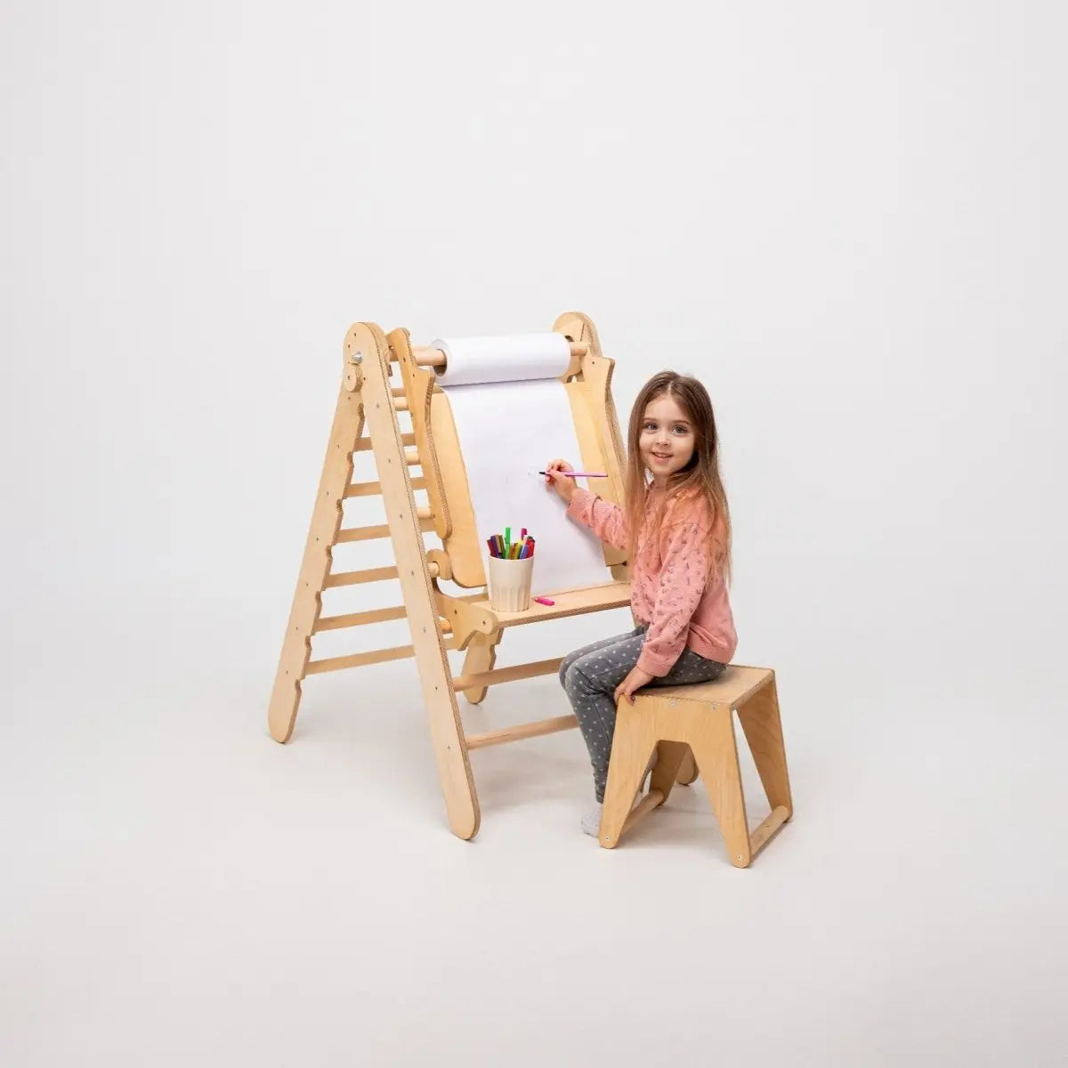 Art Addition for Triangle Ladder Adjustable Table and Easel Attachment for Kids Goodevas Everetts Place: Online Boutique