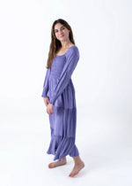 Bubble Baby Aster | Adult Long Sleeve Smocked Dress - 
