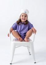 Aster | Short Sleeve Bubble Romper - Sleeve, Headgear, Facial expression, Child, Smile | Everetts Place