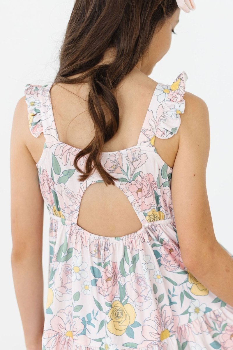 Mila & Rose ® Autumn Breeze Ruffle Maxi Dress For Women Everyday Wear - Everetts Place Boutique - 