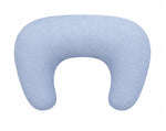Light Denim Ruffle Nursing Pillow Cover by Little Mae & Co