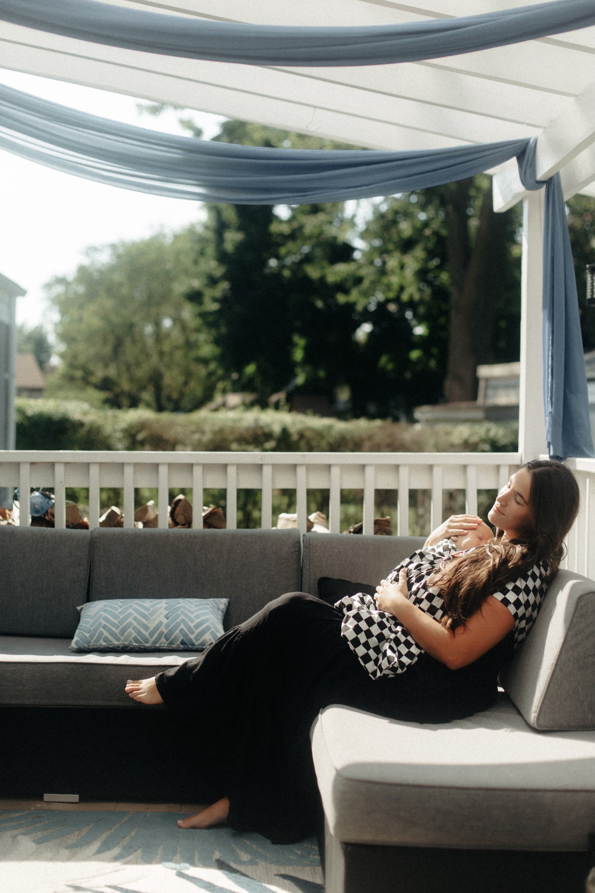 Race Ring Sling Carrier For Babies All Year Round Cotton Little Mae & Co Everetts Place: Online Boutique