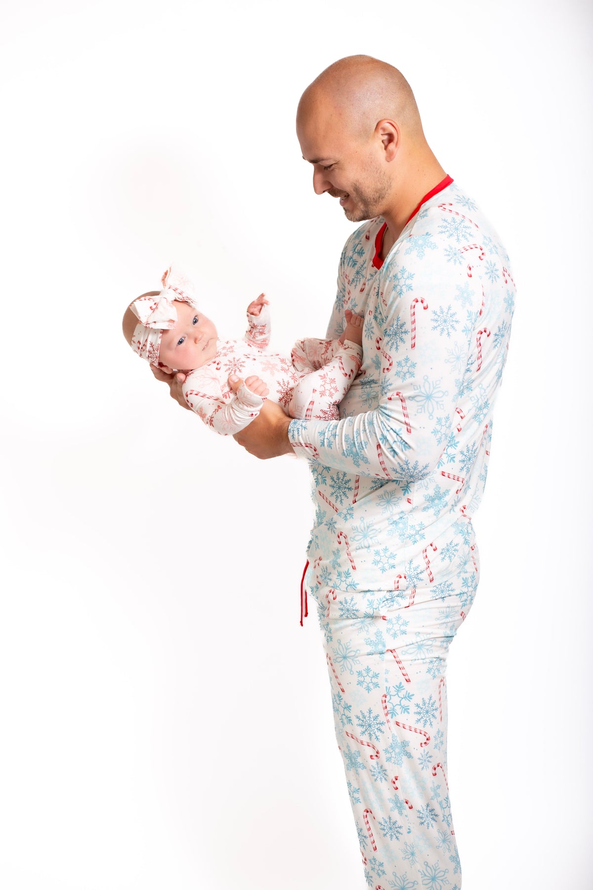 My First Candy Cane: Mens 2 Piece Mens Bamboo Pajamas by Rayn’s Tiny Stitches