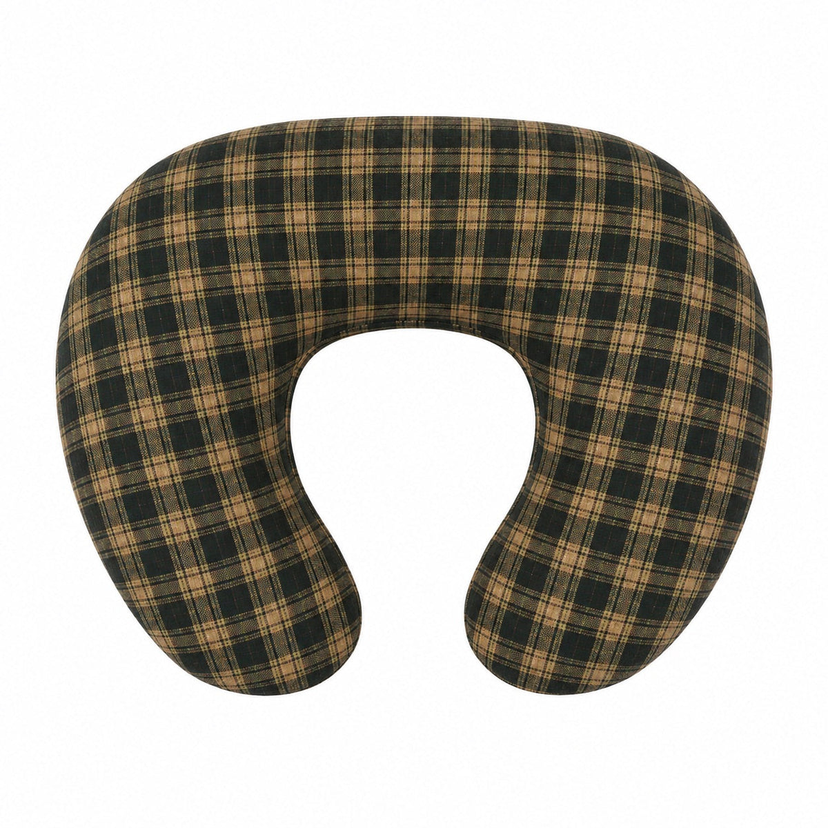 Green Plaid Ruffle Nursing Pillow Cover by Little Mae & Co (view 2 of 2)