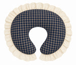 Ivory Eyelet Ruffle Original Nursing Pillow Cover by Little Mae & Co