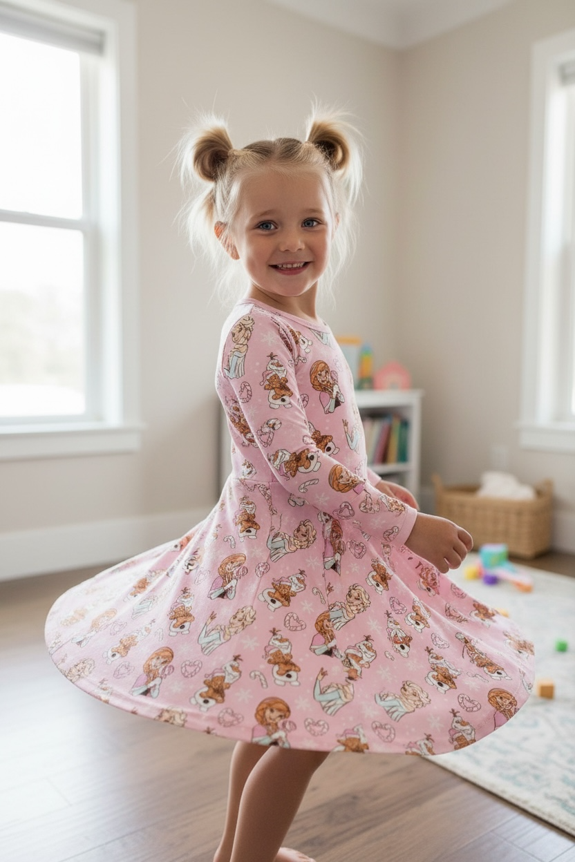 Frozen Magic (Twirl Dress)