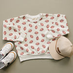 Football Print Crewneck Sweatshirt by Little Joy Co.