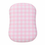 Light Pink Checkered Baby Lounger Cover by Little Mae & Co