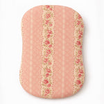Pink Rose Ruffle Baby Lounger Cover by Little Mae & Co