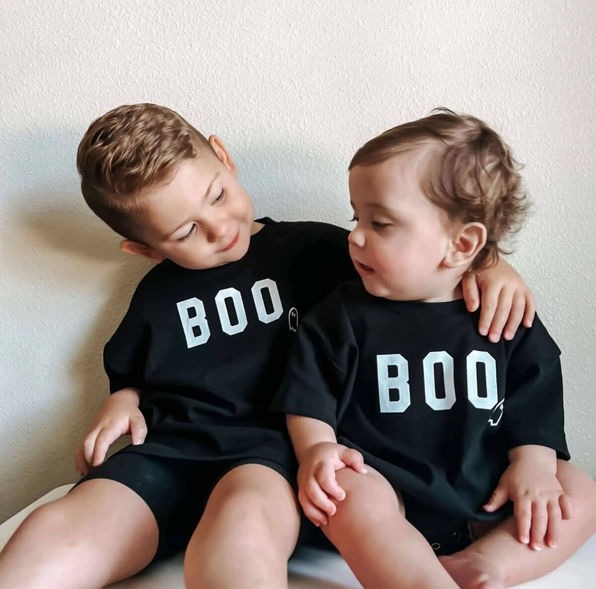 BOO Ghost Oversized Tee or T-Shirt Romper Little Joy Co. Everetts Place Boutique