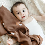 Bleu La La Luxury Knit Mushroom Swaddle Baby Blanket Made from 100 Percent Cotton for Year-Round Comfort - Baby & Toddler > Swaddling & Receiving Blankets > Swaddling Blankets