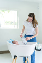Elevated Ergonomic Baby Bathtub for Infants & Toddlers by Babu Bath
