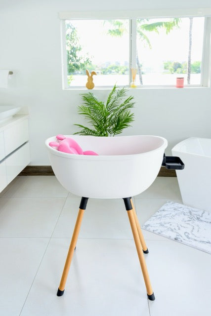 Elevated Ergonomic Baby Bathtub for Infants & Toddlers by Babu Bath