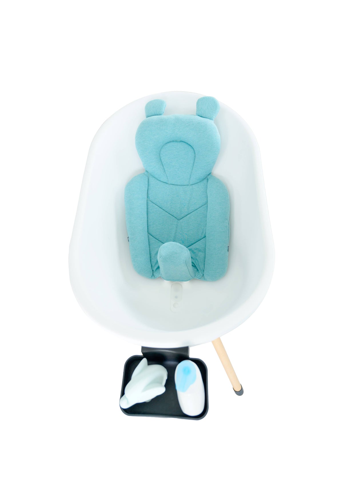 Elevated Ergonomic Baby Bathtub for Infants & Toddlers by Babu Bath