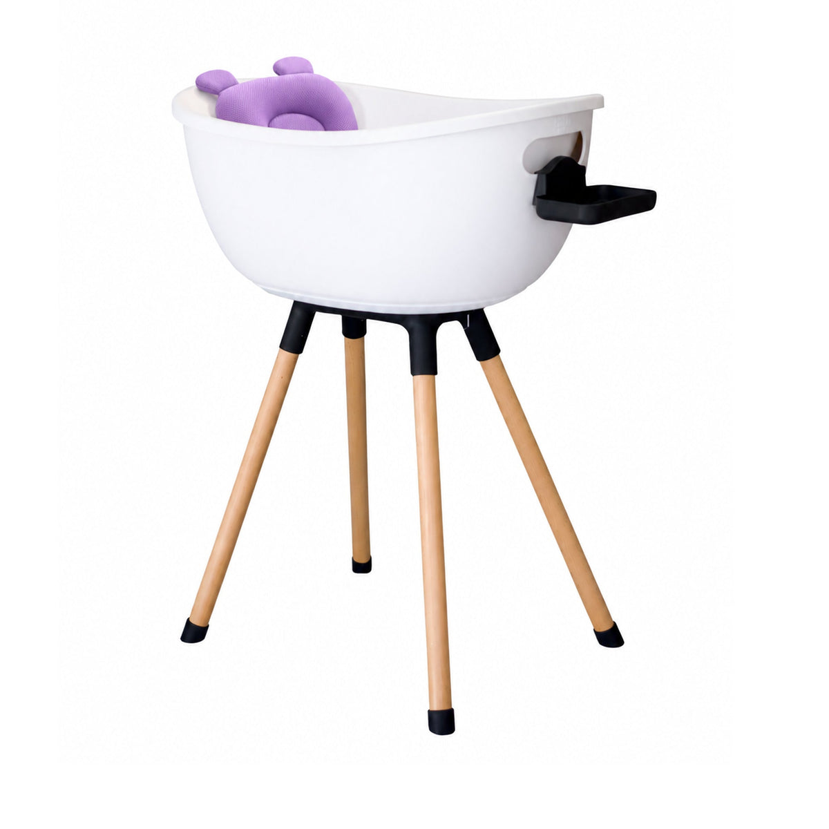 Elevated Ergonomic Baby Bathtub for Infants & Toddlers by Babu Bath