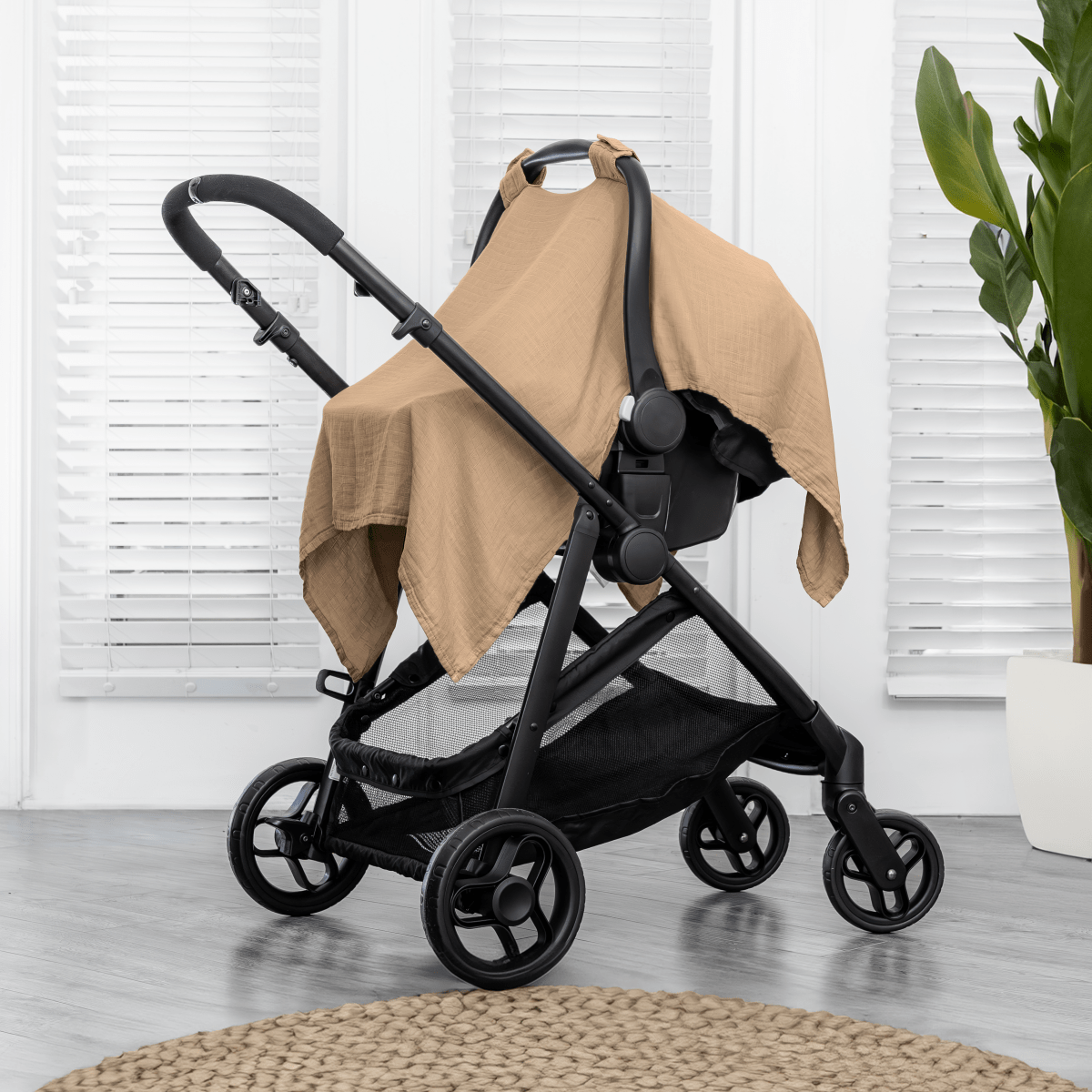 Comfy Cubs Baby Car Seat Cover Cedar Cozy Protection For Infants - Everetts Place Boutique - 