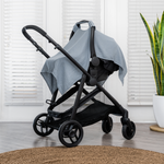 Baby Car Seat Cover Pacific Blue Breathable Bamboo Rayon Comfy Cubs Everetts Place: Online Boutique