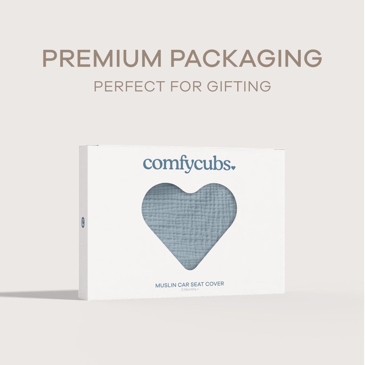 Comfy Cubs Baby Car Seat Cover Pacific Blue Breathable Bamboo Rayon - Everetts Place Boutique - 