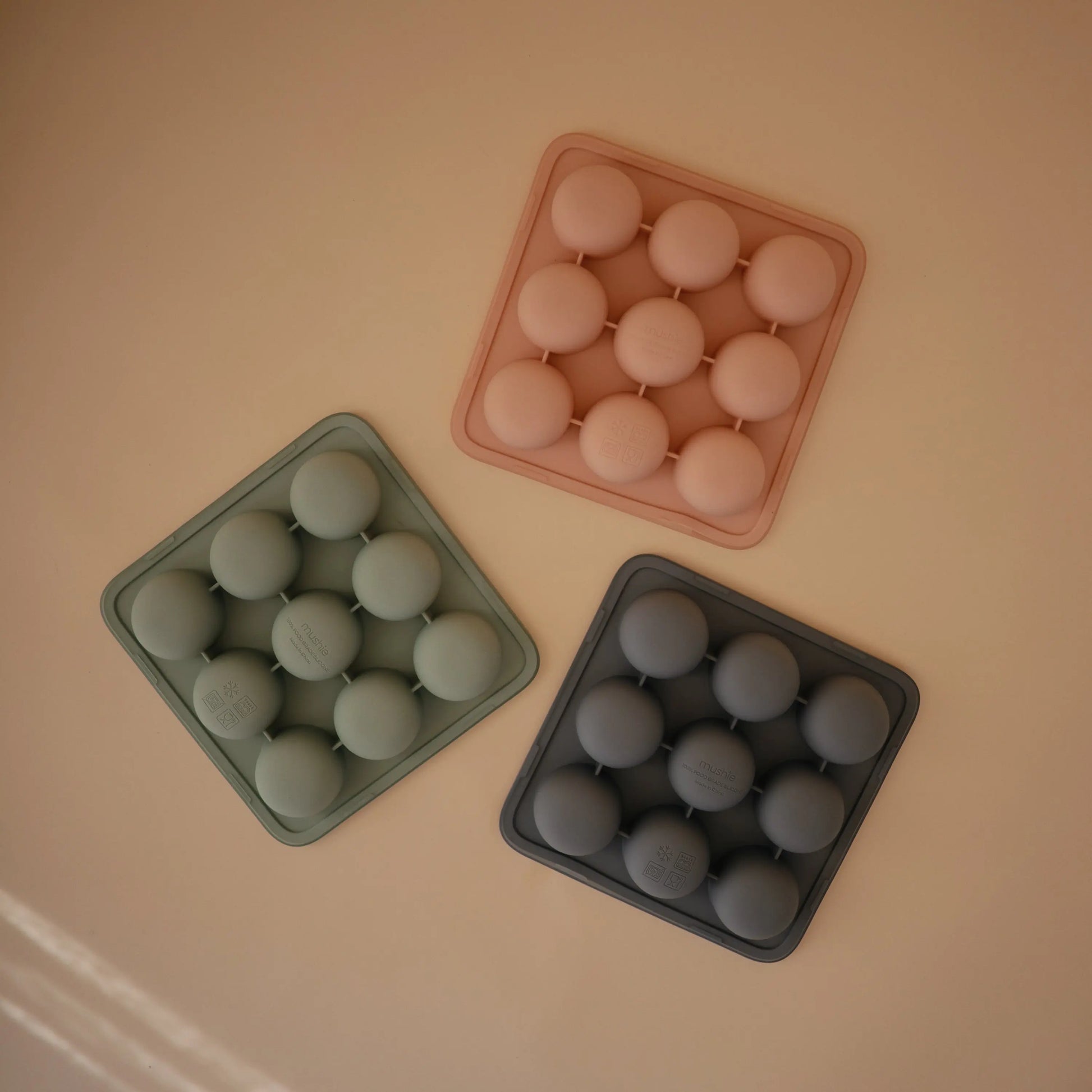 Baby Food Freezer Tray Silicone Storage with Measuring Marks 1.5 Ounce Cups Mushie Everetts Place: Online Boutique