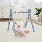 Baby Play Gym Pacific Blue by Comfy Cubs Wooden Pine Comfy Cubs Everetts Place: Online Boutique