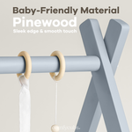 Baby Play Gym Pacific Blue by Comfy Cubs Wooden Pine Comfy Cubs Everetts Place: Online Boutique