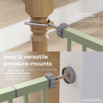 Comfy Cubs Baby Safety Gate Sage for Stairs by Comfy Cubs Elite - Everetts Place Boutique - 