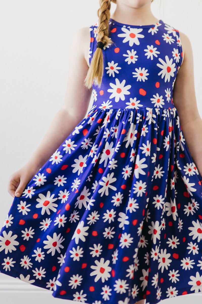 Mila & Rose ® Baby You're A Firework Tank Twirl Dress Mila Rose Kids - Everetts Place Boutique - 