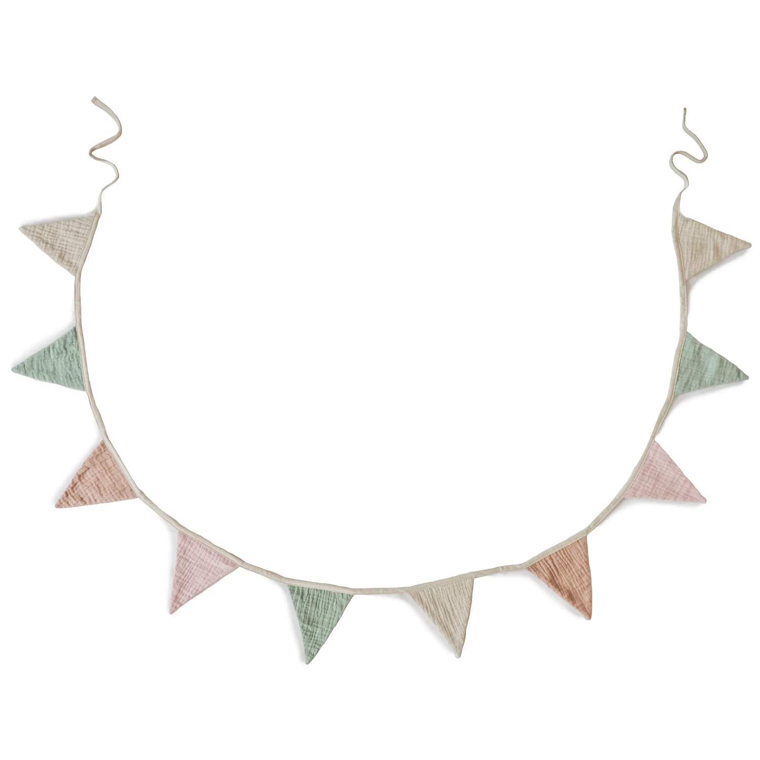 Mushie Baby Garland Soft Playful Nursery Decor Gender Neutral Colors - Baby & Toddler Baby Garland