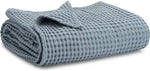 Comfy Cubs Baby Waffle Blanket Pacific Blue Pure Cotton Comfort - Everetts Place Boutique - 
