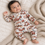 Bamboo Zipper Romper - Western Spirit by Tesa Babe