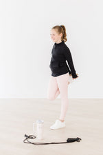 Balanced Black Ruffle Full Zip Active Jacket For Girls Mila & Rose ® Everetts Place: Online Boutique