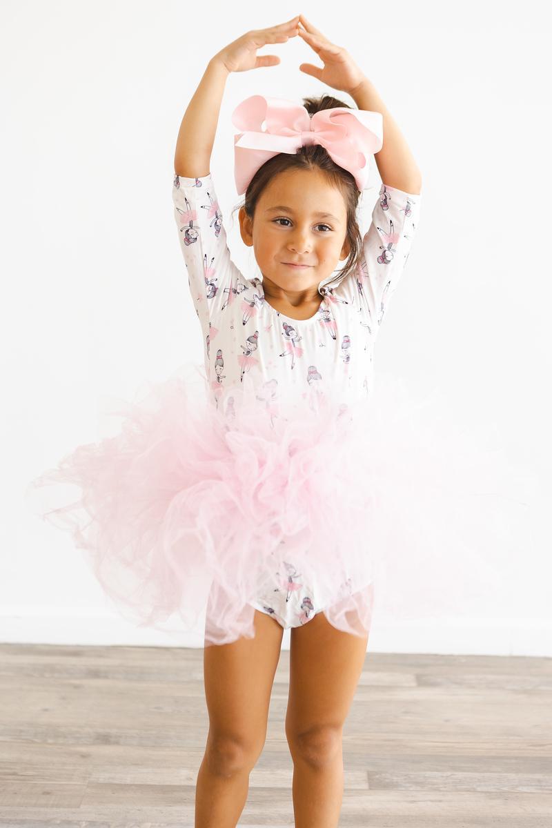 Ballerina Three Quarter Tutu Leotard For Girls Mila Rose Mila & Rose ® Everetts Place: Online Boutique