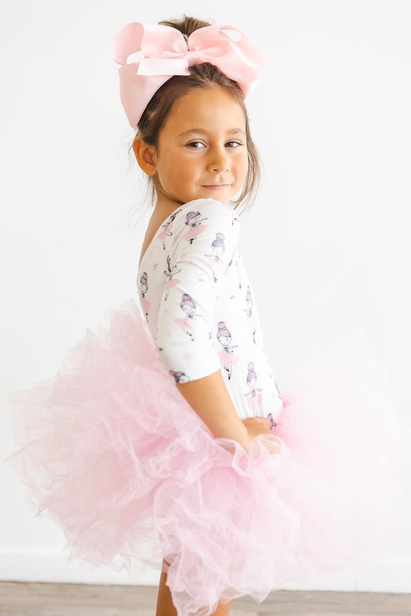 Ballerina Three Quarter Tutu Leotard For Girls Mila Rose Mila & Rose ® Everetts Place: Online Boutique