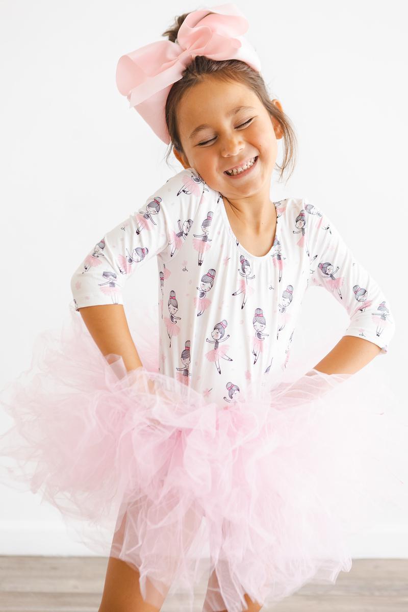 Ballerina Three Quarter Tutu Leotard For Girls Mila Rose Mila & Rose ® Everetts Place: Online Boutique