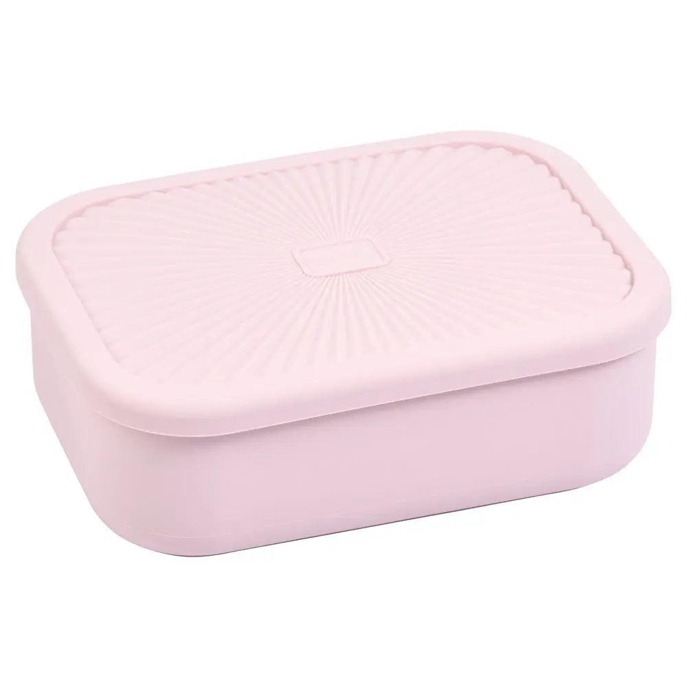 Three Little Tots Ballet Pink Silicone Bento Box - 