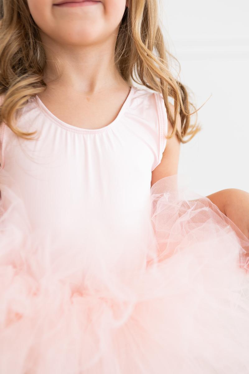 Mila & Rose ® Ballet Pink Tank Tutu Leotard for Girls Mila Rose Dancewear - Everetts Place Boutique - 