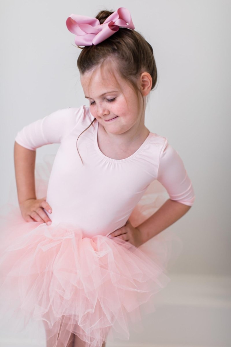Mila & Rose ® Ballet Pink Three Quarter Tutu Leotard for Little Dancers - Everetts Place Boutique - 