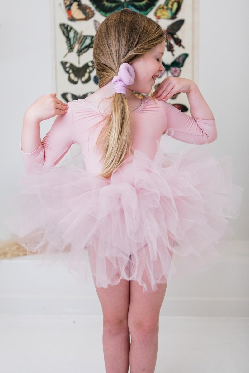 Mila & Rose ® Ballet Pink Three Quarter Tutu Leotard for Little Dancers - Everetts Place Boutique - 
