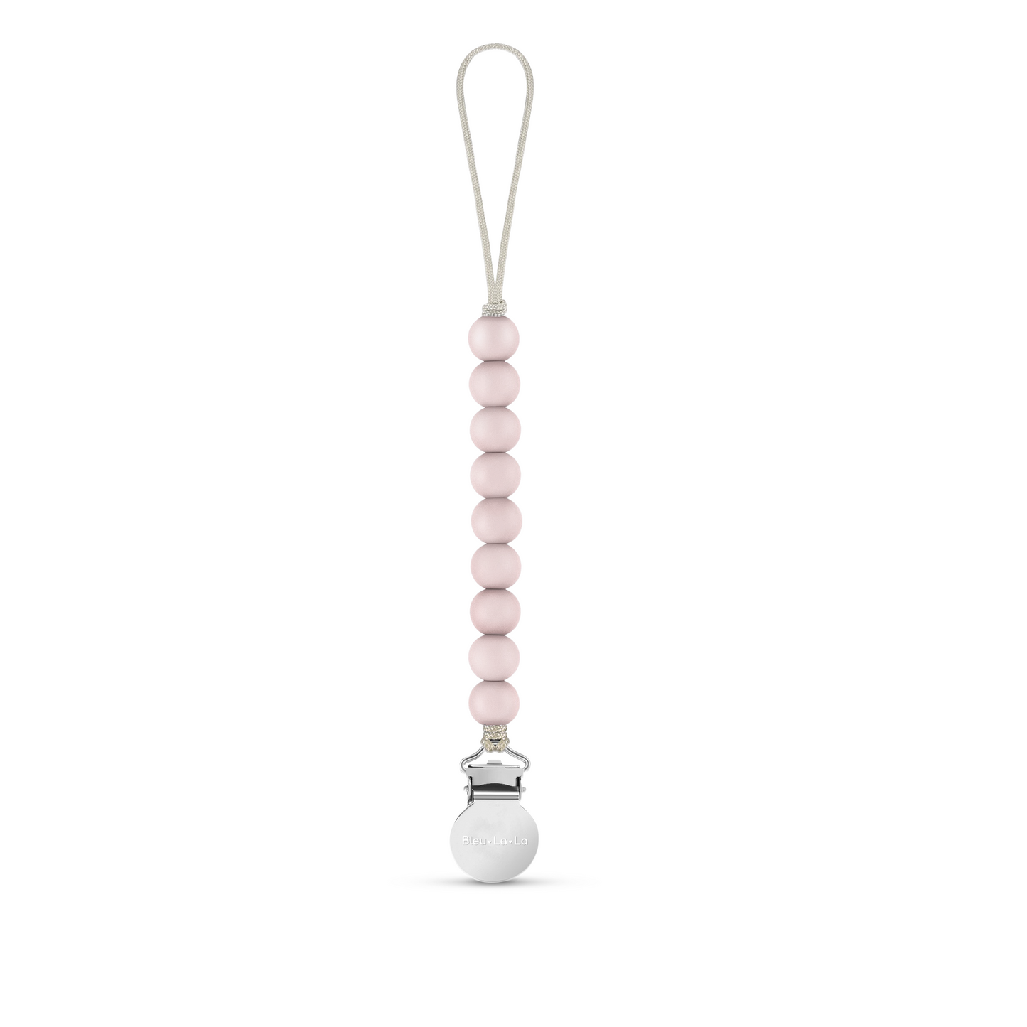 Lulababe Premium Beaded Pacifier Clip CPSIA Tested Safety Compliant Bleu La La