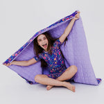 Bam & Stitch Orchid Gardens Kids Blanket - 