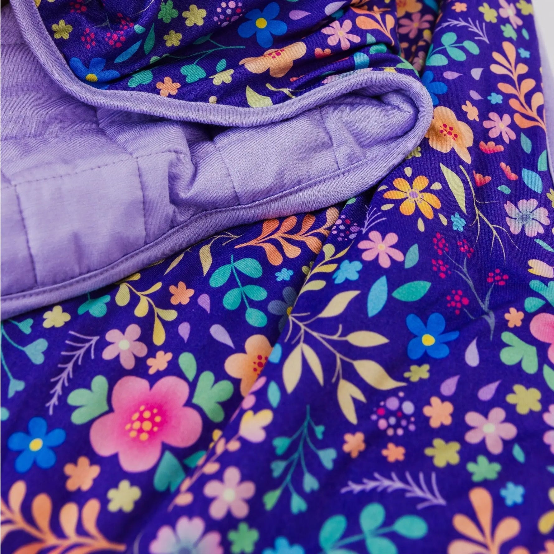 Bam & Stitch Orchid Gardens Kids Blanket - 