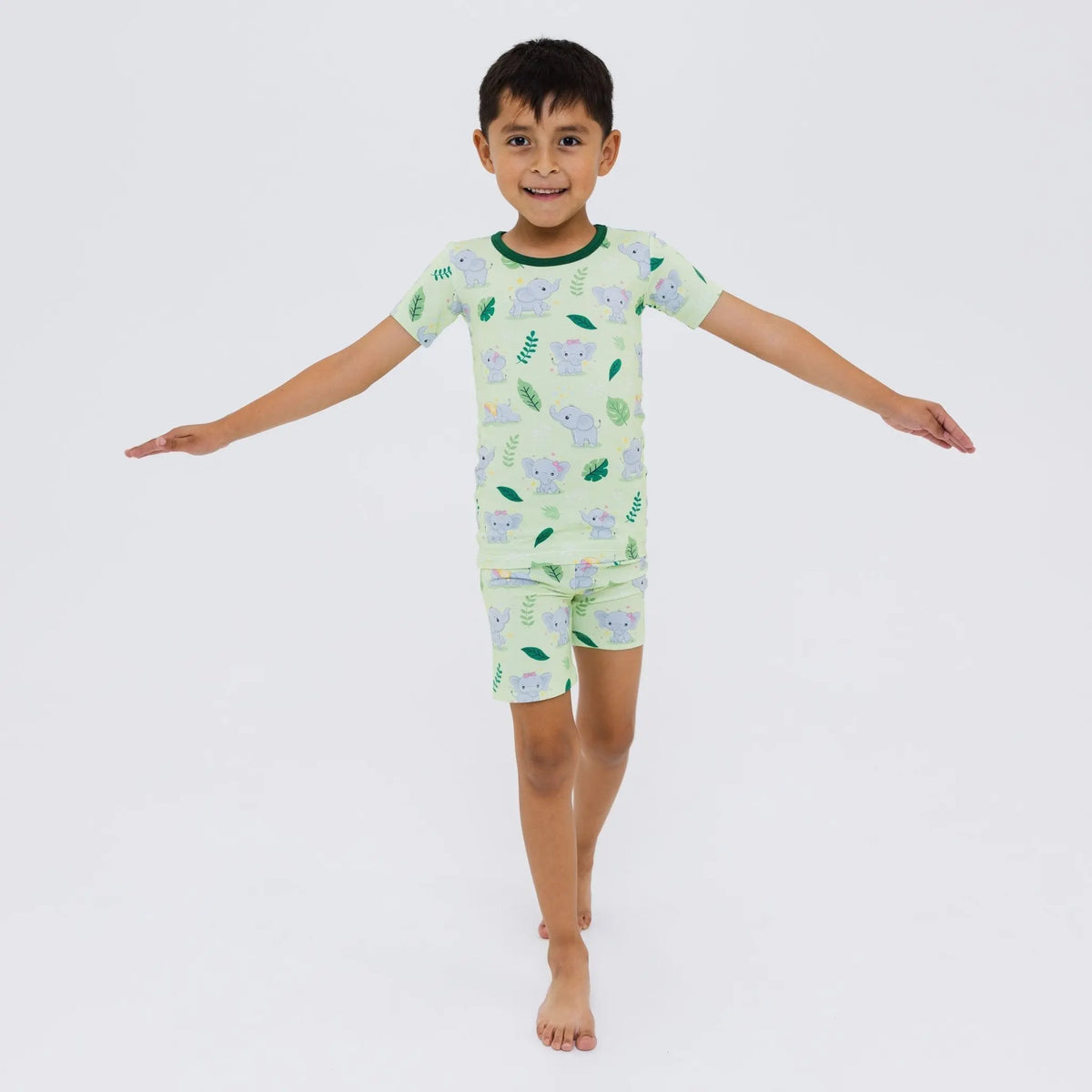 Bam & Stitch Playfully Strong Short Sleeve Pajamas - 
