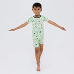 Bam & Stitch Playfully Strong Short Sleeve Pajamas - 