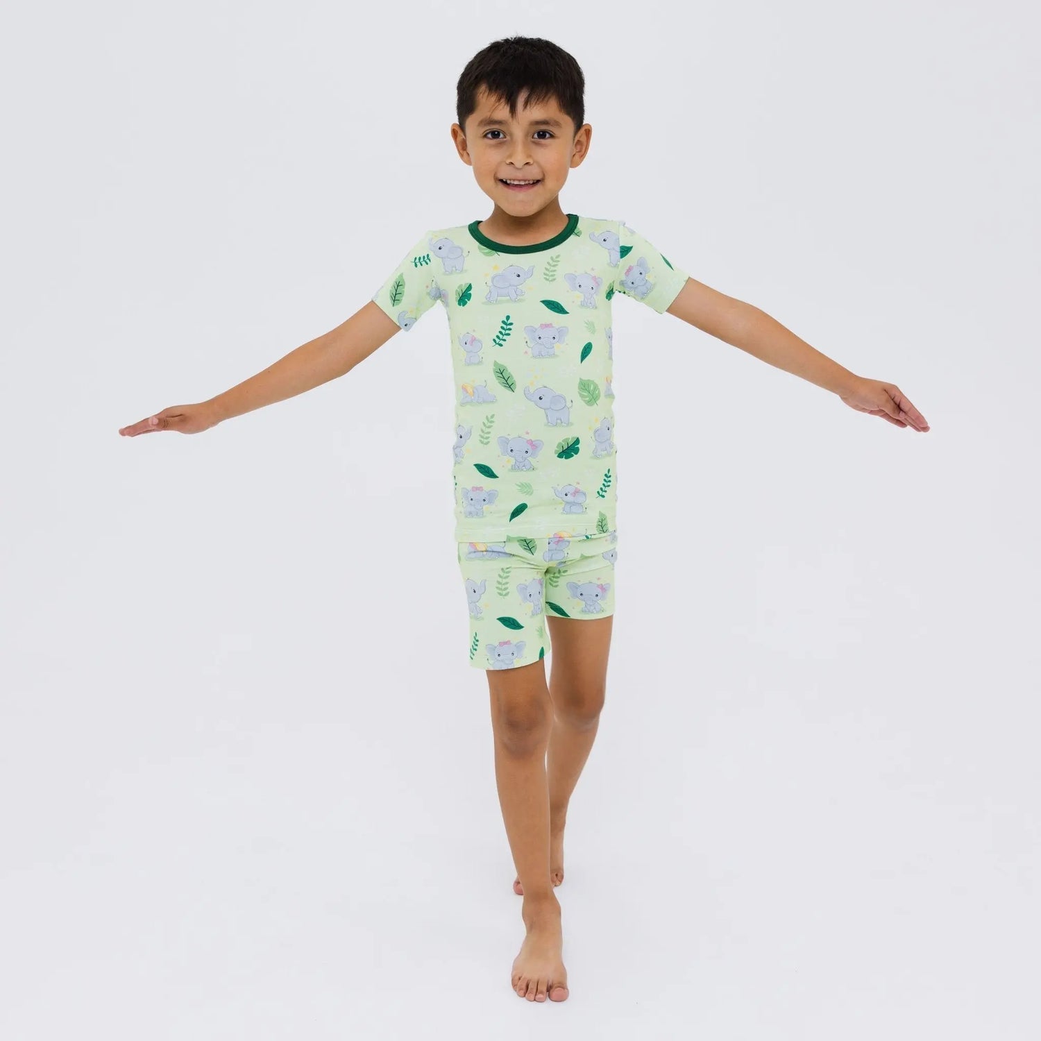 Bam & Stitch Playfully Strong Short Sleeve Pajamas - 