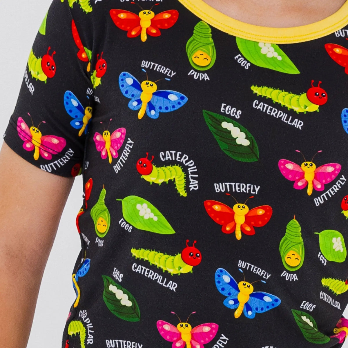 Bam & Stitch It's Morphing Time! Short Sleeve Pajamas - 